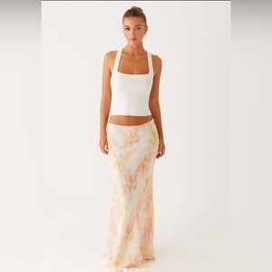 Floral Maxi Skirt Harlow Chiffon Maxi Skirt - Floral Print